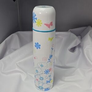 Starbucks 2006 Collectible Discontinued Floral and Butterfly Thermos